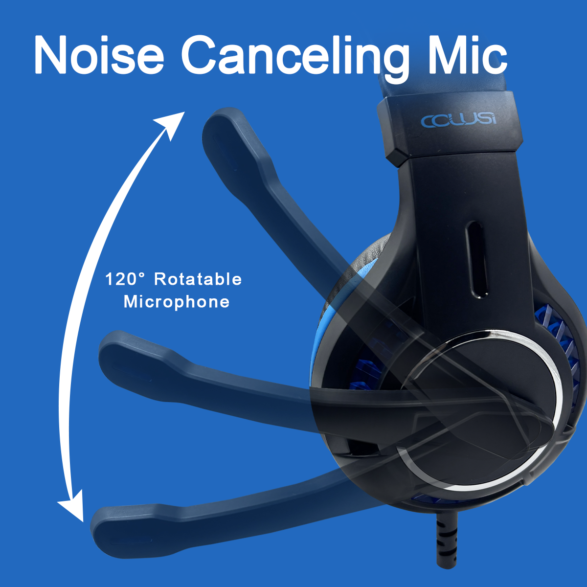 CLS700 Wired Multiplatform Gaming Headset for PC, PS5, PS4, Xbox Series X/S, Xbox One and Mobile with 3.5mm Wired Connection, One Key Mute Mic, 50mm Speakers, Black