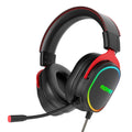 CLS900 Wired Gaming Headset for PS5,PS4,Xbox One Controller, Noise Cancelling Microphone and Breathable Ear Pads Black+Red