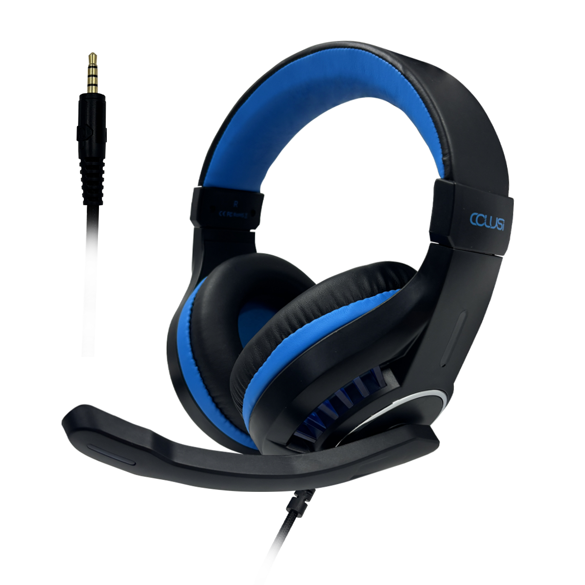 CLS700 Wired Multiplatform Gaming Headset for PC, PS5, PS4, Xbox Series X/S, Xbox One and Mobile with 3.5mm Wired Connection, One Key Mute Mic, 50mm Speakers, Black