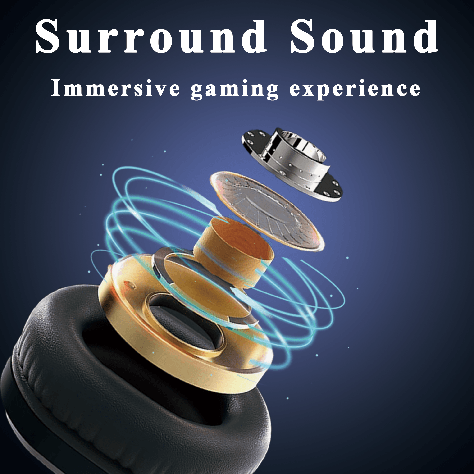 C500 Black Wired Gaming Headset with Microphone for PC PS5 Xbox PS4 ,Soft Memory Earcups Wired Gaming Headphones with 3.5mm Audio Jack and 40mm Driver